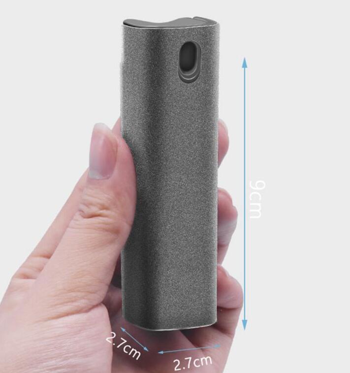 طقم تنظيف شاشة الهاتف والكمبيوتر 2 في 1 لإزالة الغبار عن الشاشة، يتضمن مجموعة من قطع قماش من الألياف الدقيقة