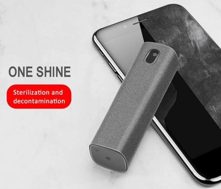 طقم تنظيف شاشة الهاتف والكمبيوتر 2 في 1 لإزالة الغبار عن الشاشة، يتضمن مجموعة من قطع قماش من الألياف الدقيقة