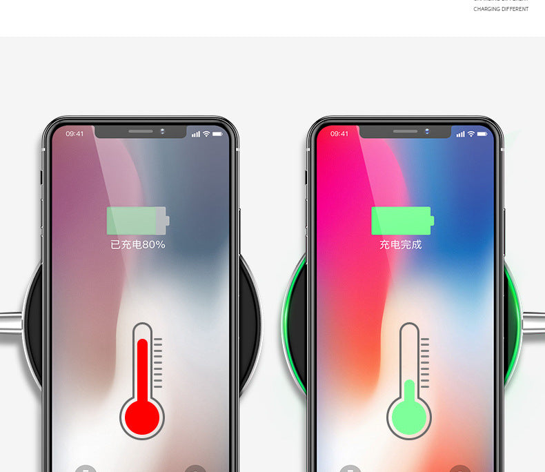 شاحن لاسلكي لأجهزة آيفون، لوحة شحن لاسلكي سريع لأجهزة سامسونج عالية السرعة
